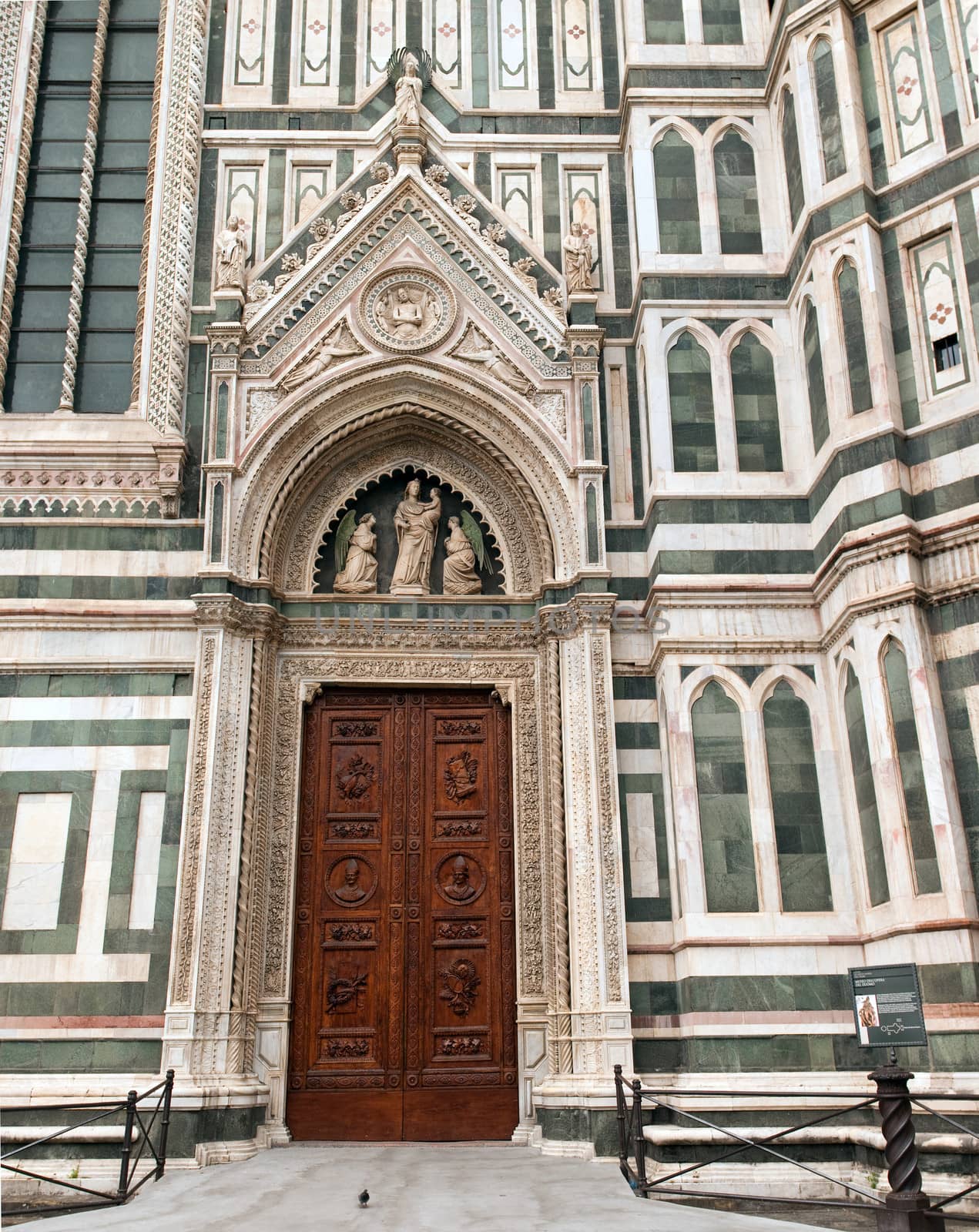Facade of Santa Maria del Fiore (Duomo) in Florence, Tuscany, Italy. by lexan