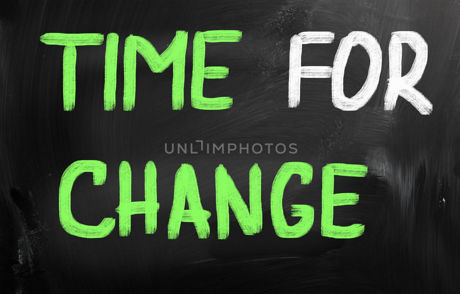 Time for Change concept
