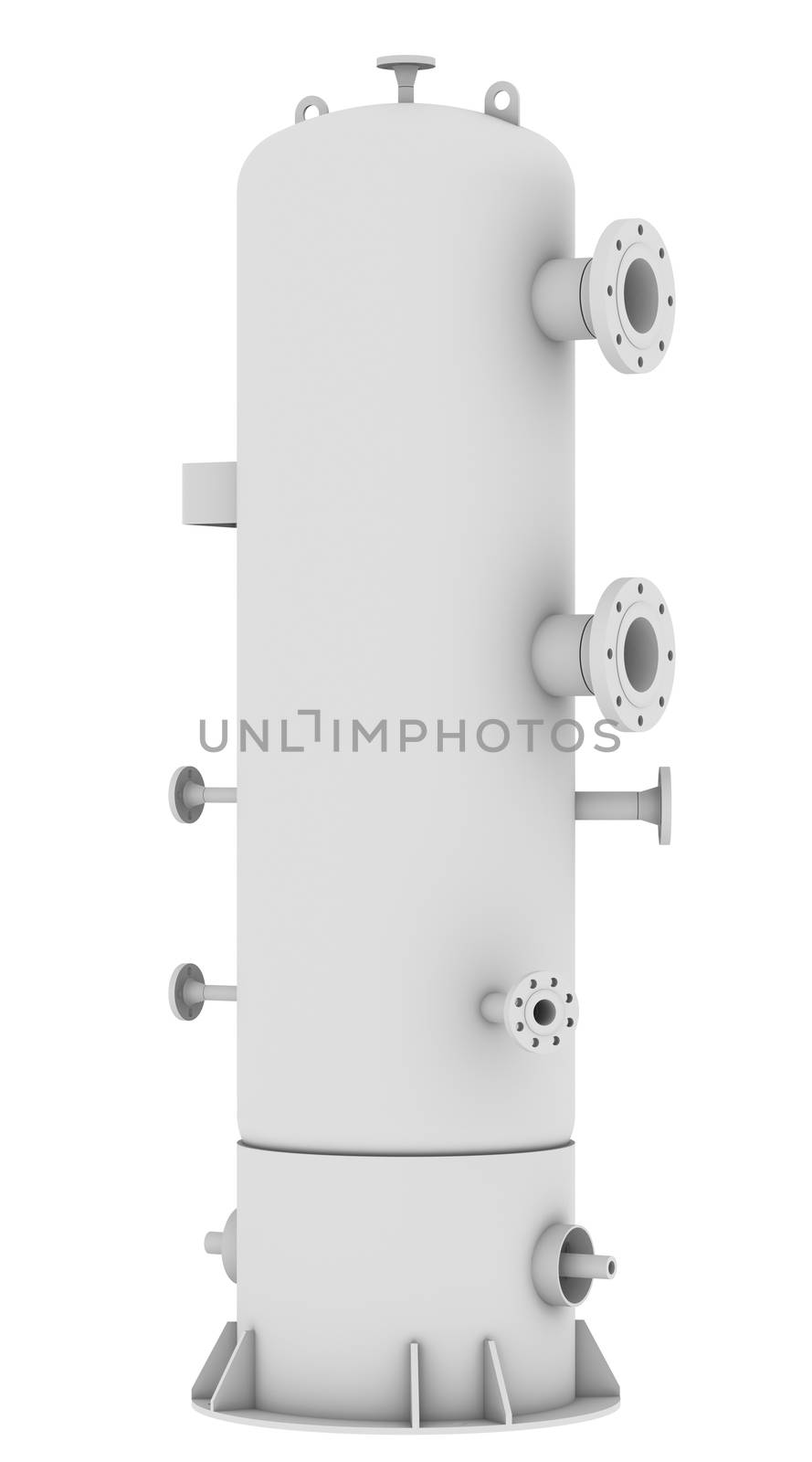 Industrial equipment. Isolated render on a white background