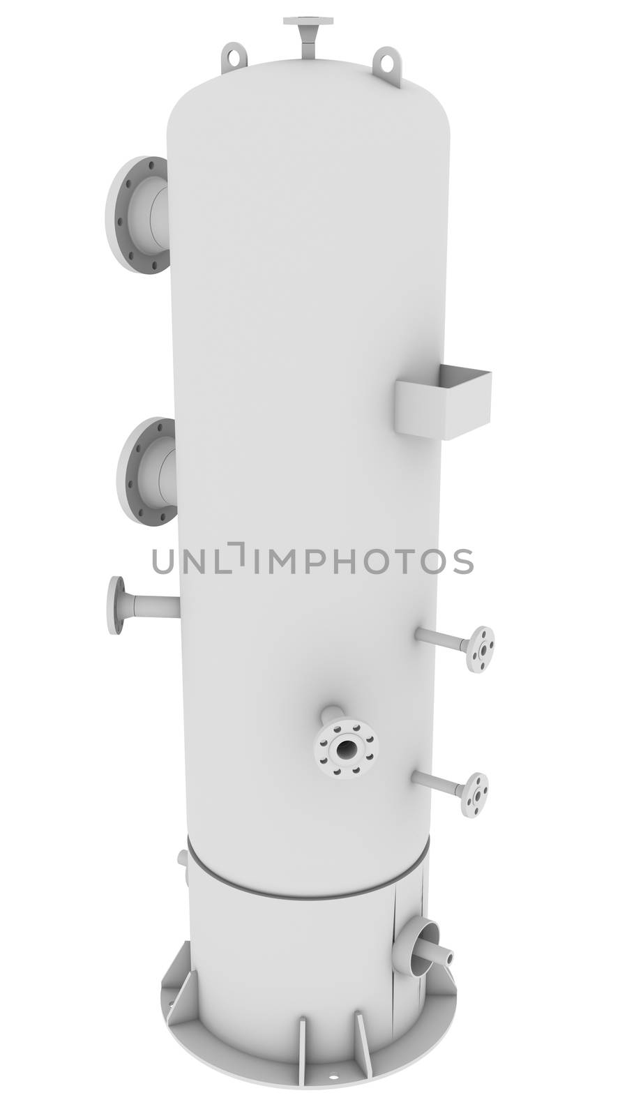 Industrial equipment. Isolated render on a white background