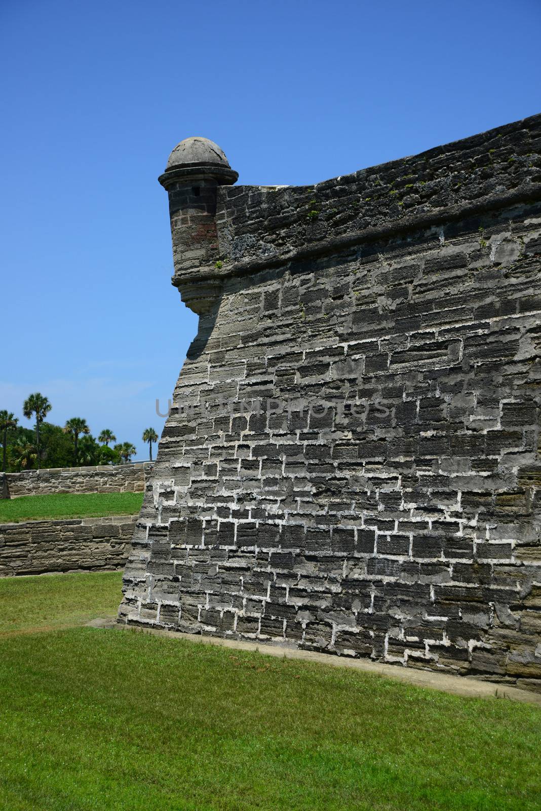 historical Castillo de San Marcos fort built in 1600s