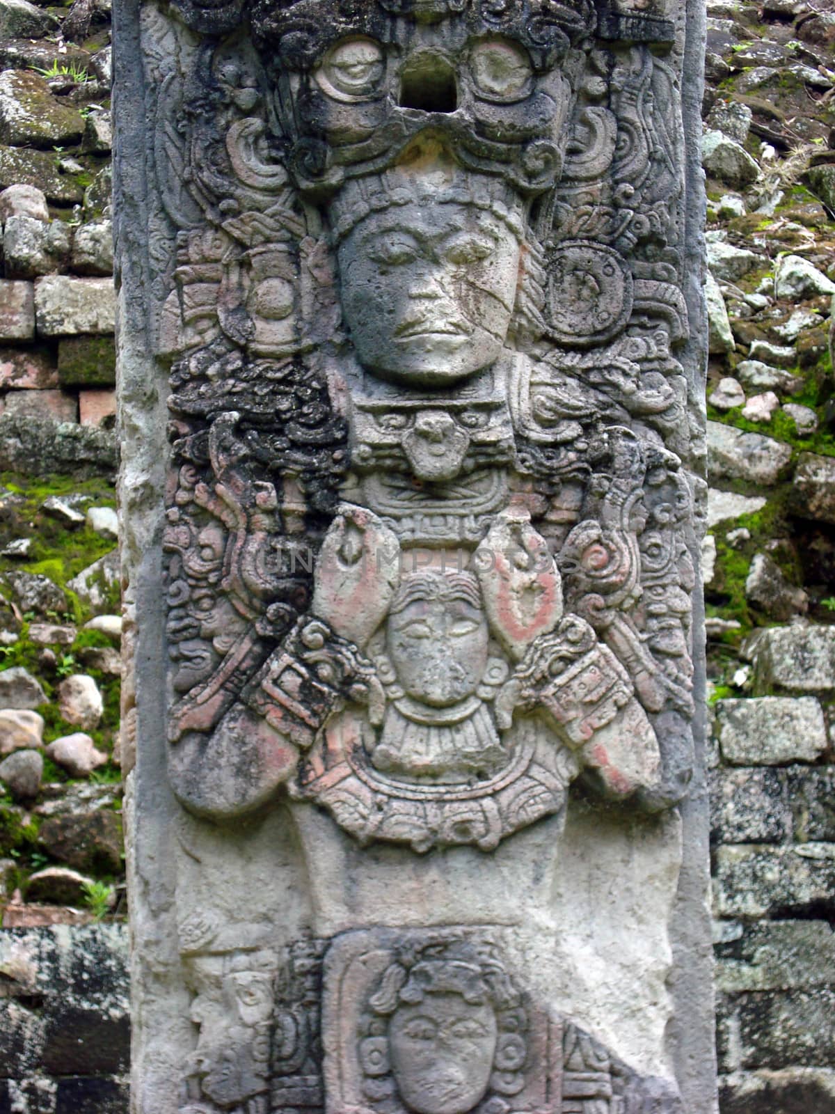 ancient mayan or maya god statue by ftlaudgirl