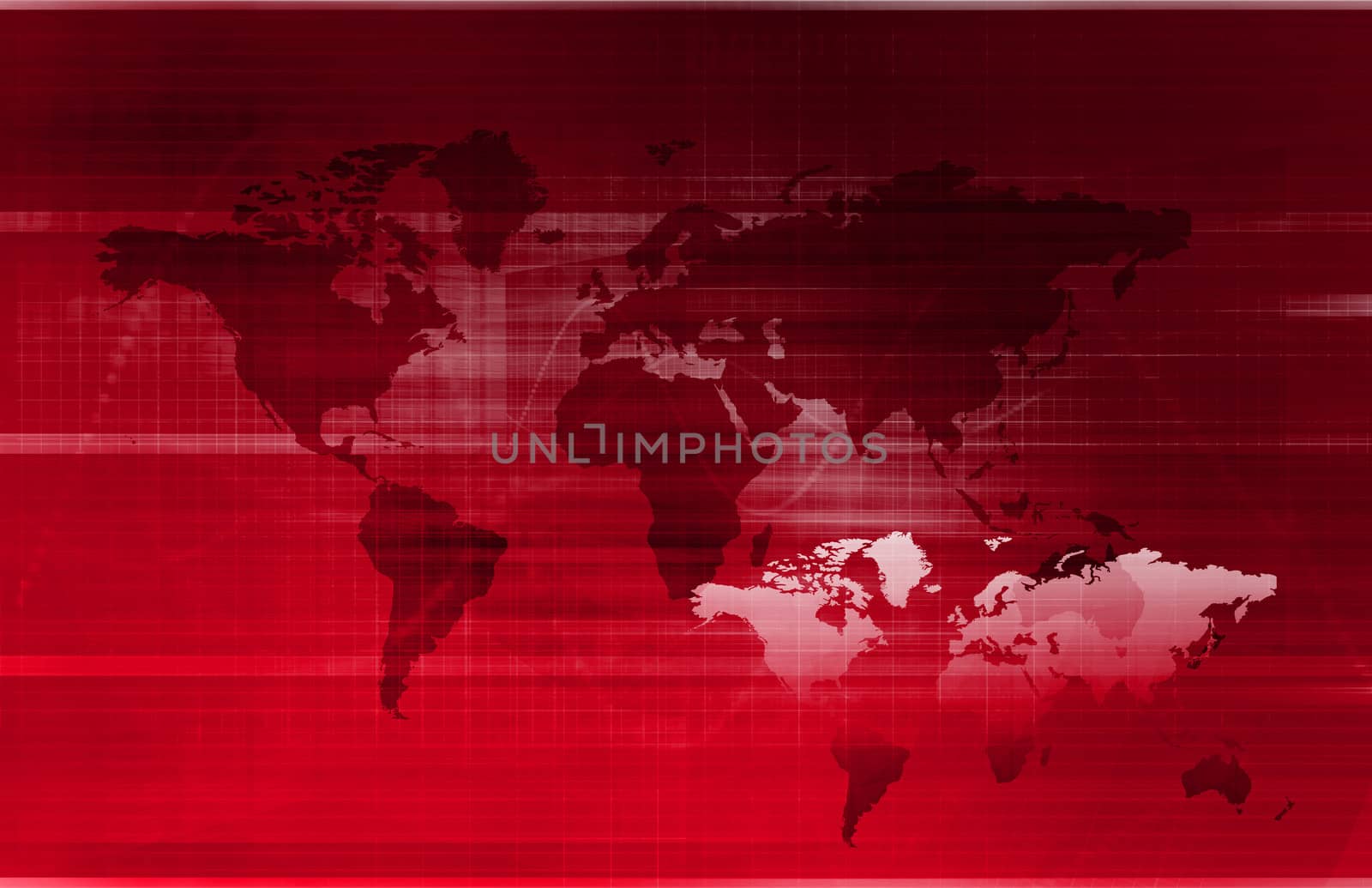 Telecommunications Network all over the World Art