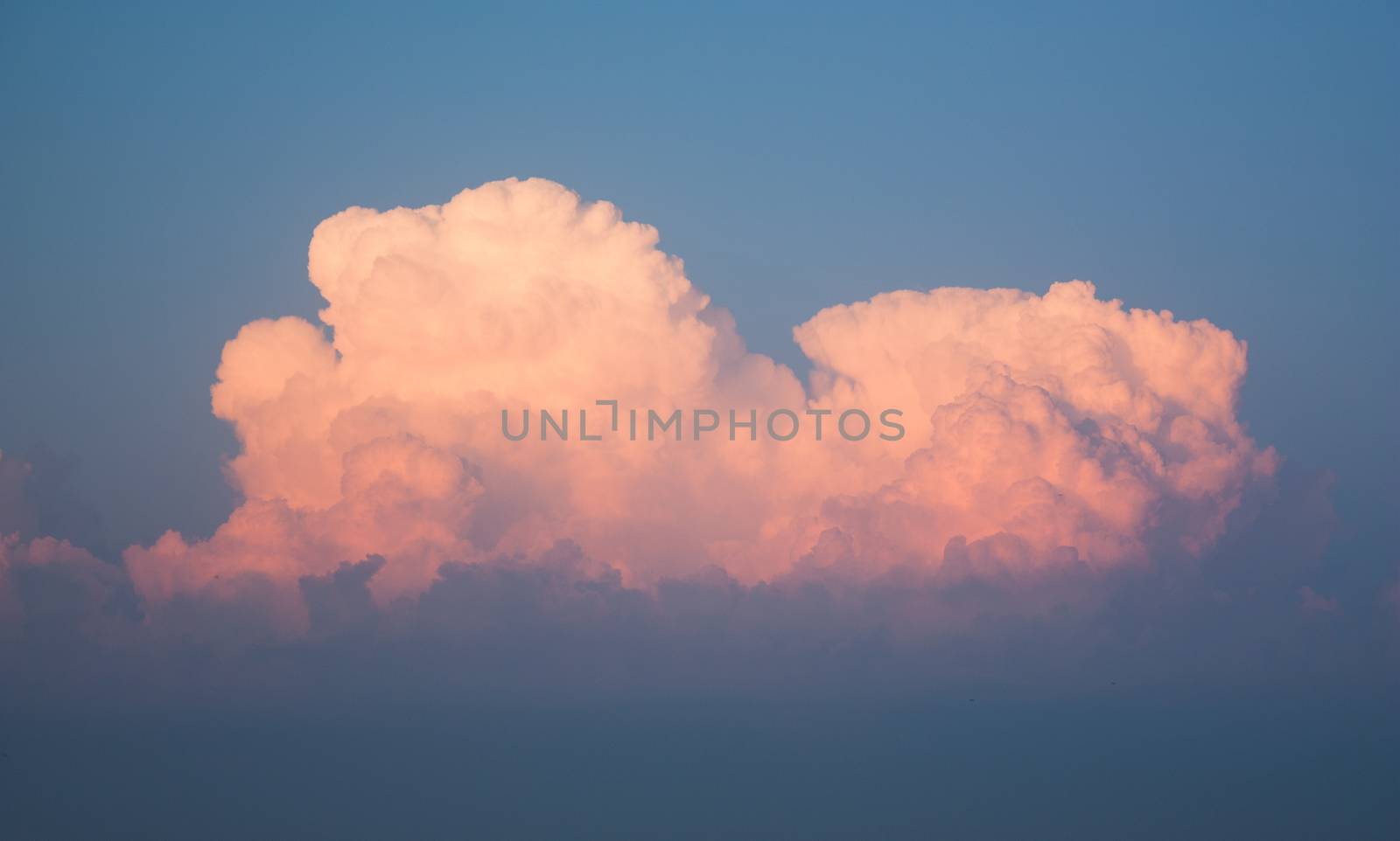 The background of the sky with clouds