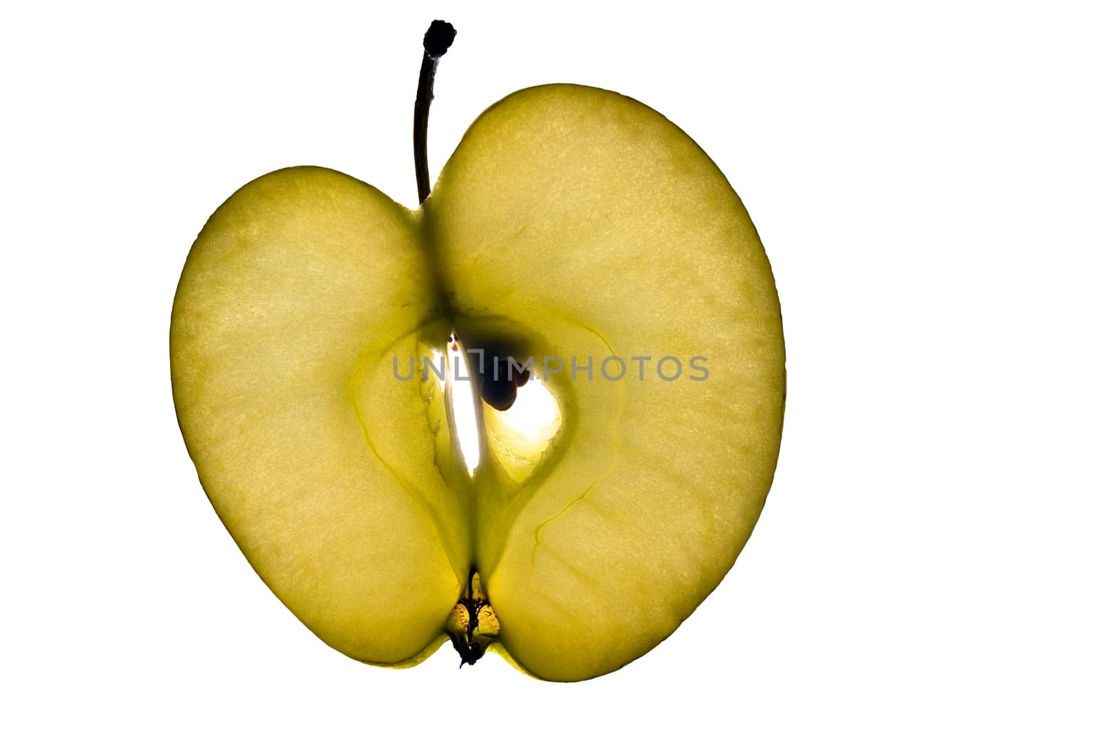 Isolated Slice of apple