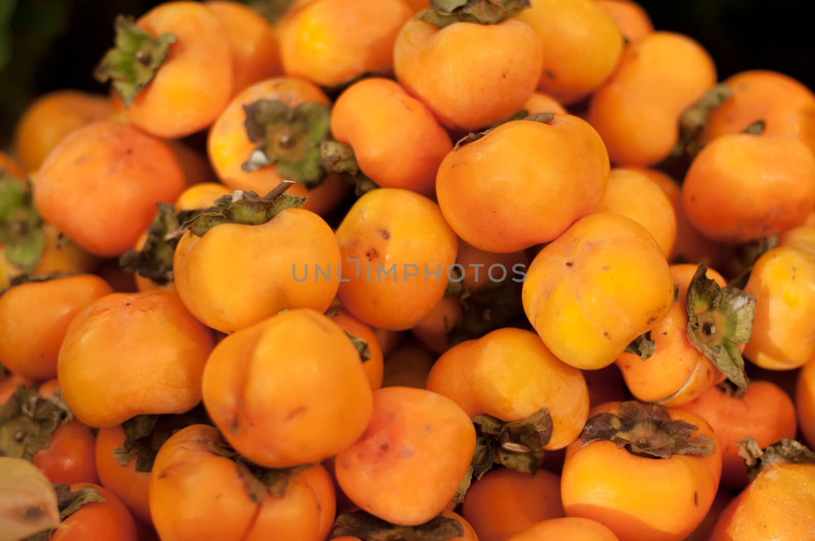 fresh persimmon, tropical fruit