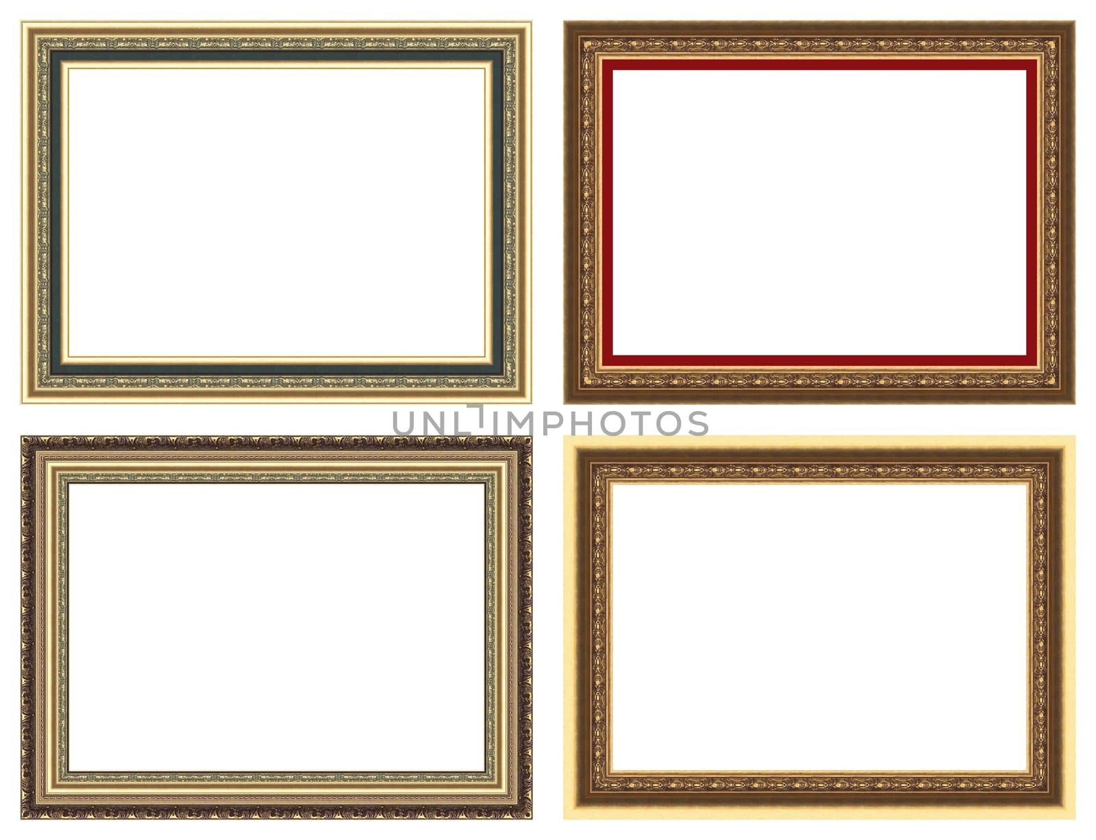 Patterned hollow frames