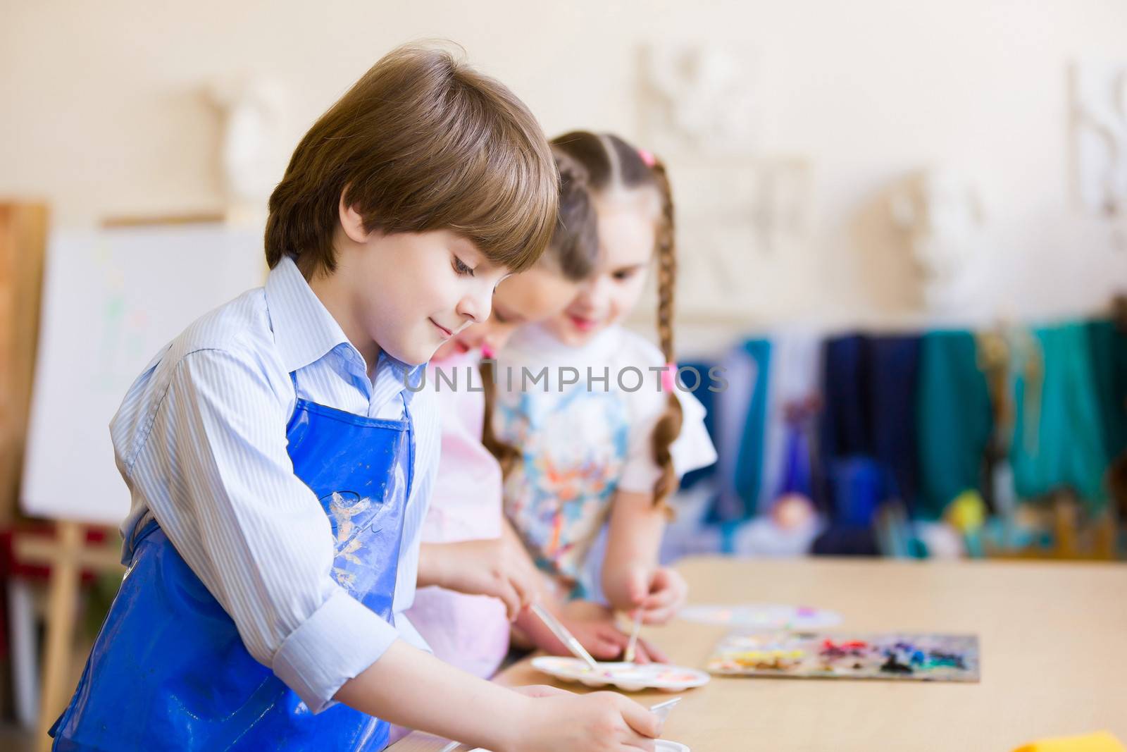 Children drawing and painting by sergey_nivens