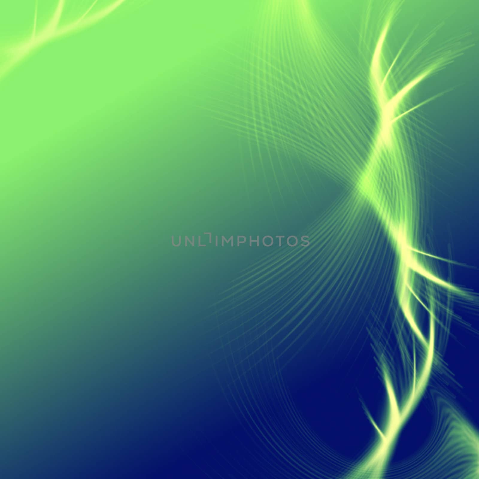 green blue background with lights and lines by marinini