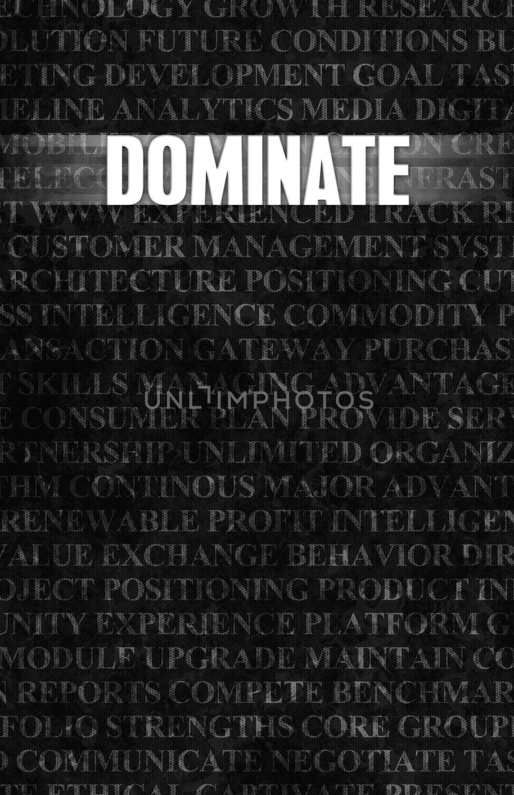 Dominate in Business as Motivation in Stone Wall