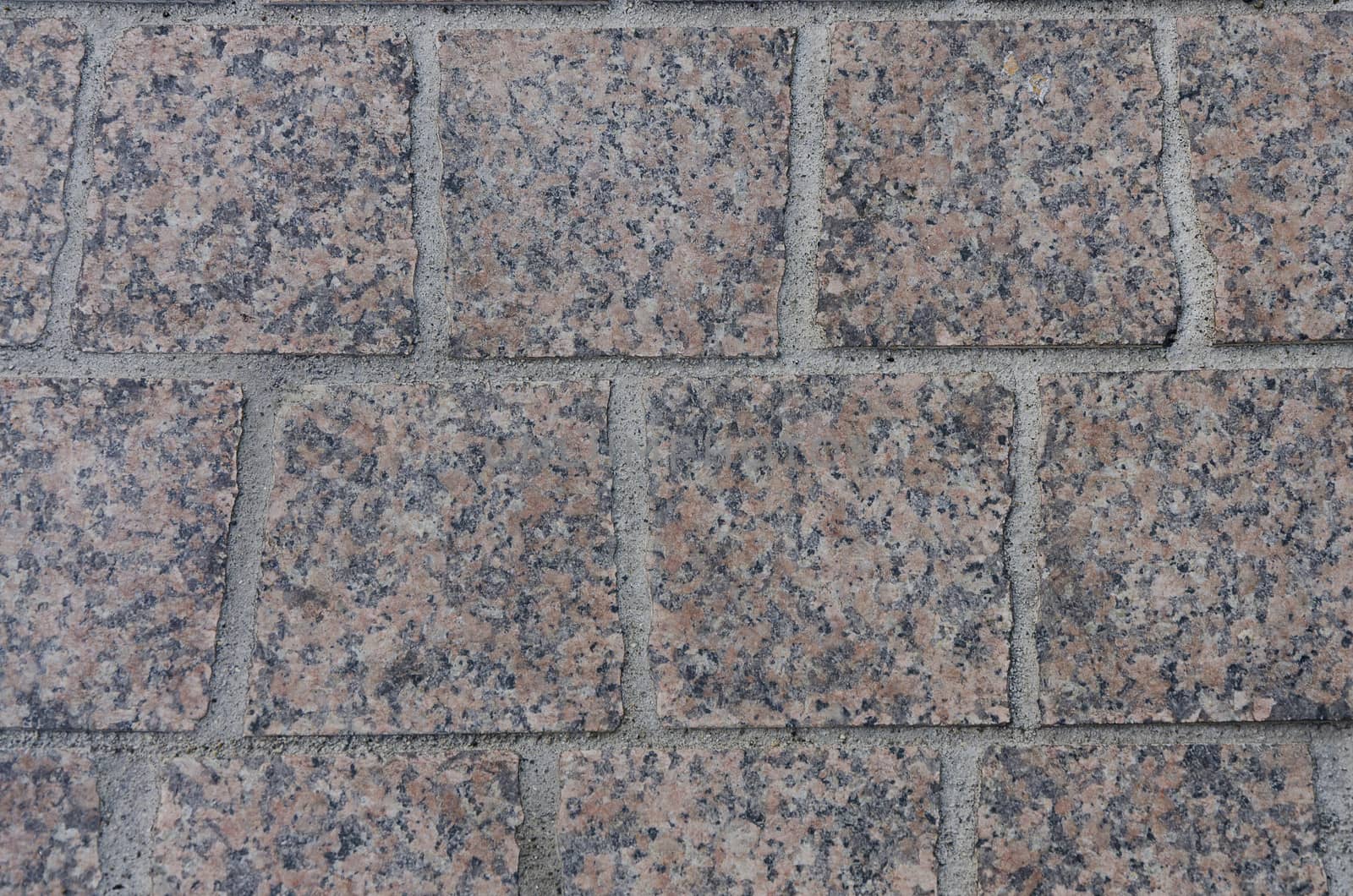 granite stone tiles with mortar in between texture background