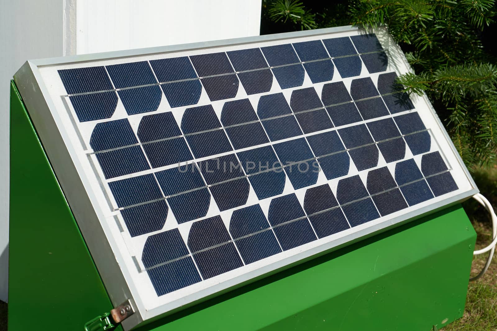 Modern design small solar panel for green, environmentally friendly energy                                