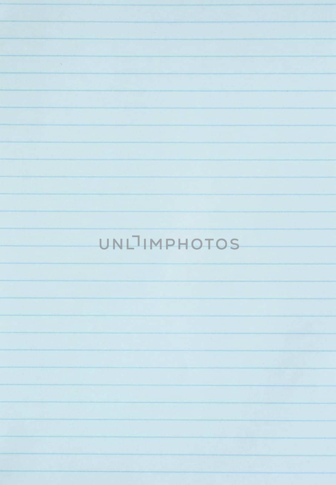 Blank blue lined paper sheet background or textured 