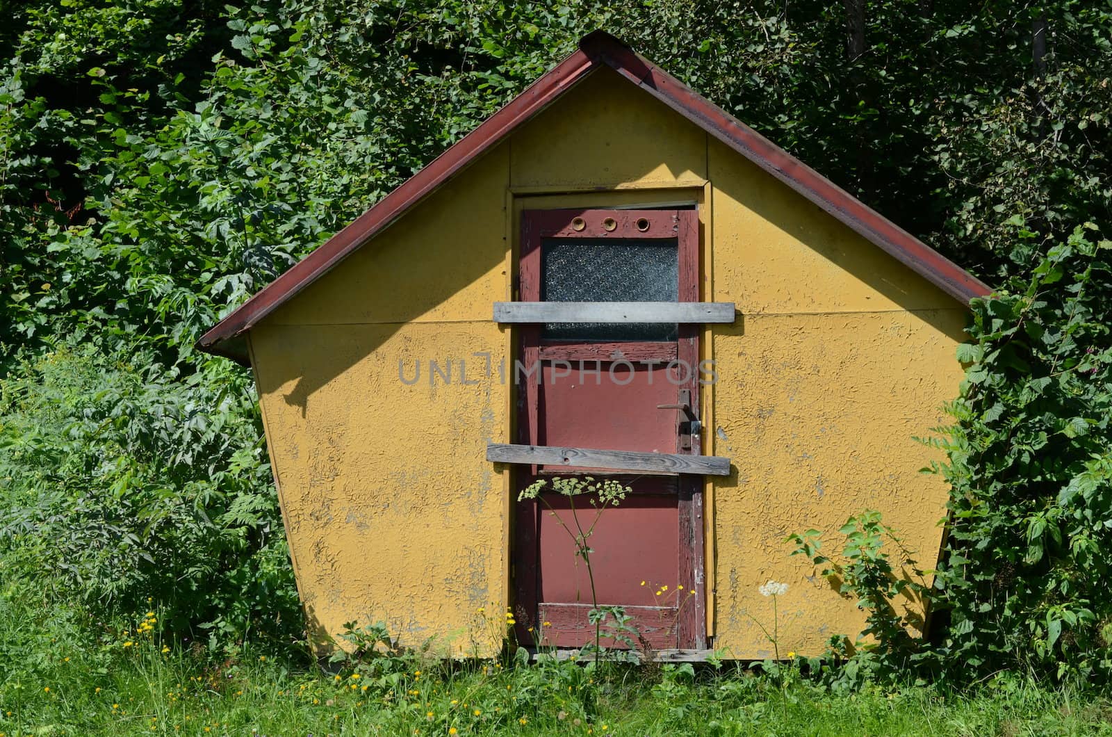 old wooden cabin