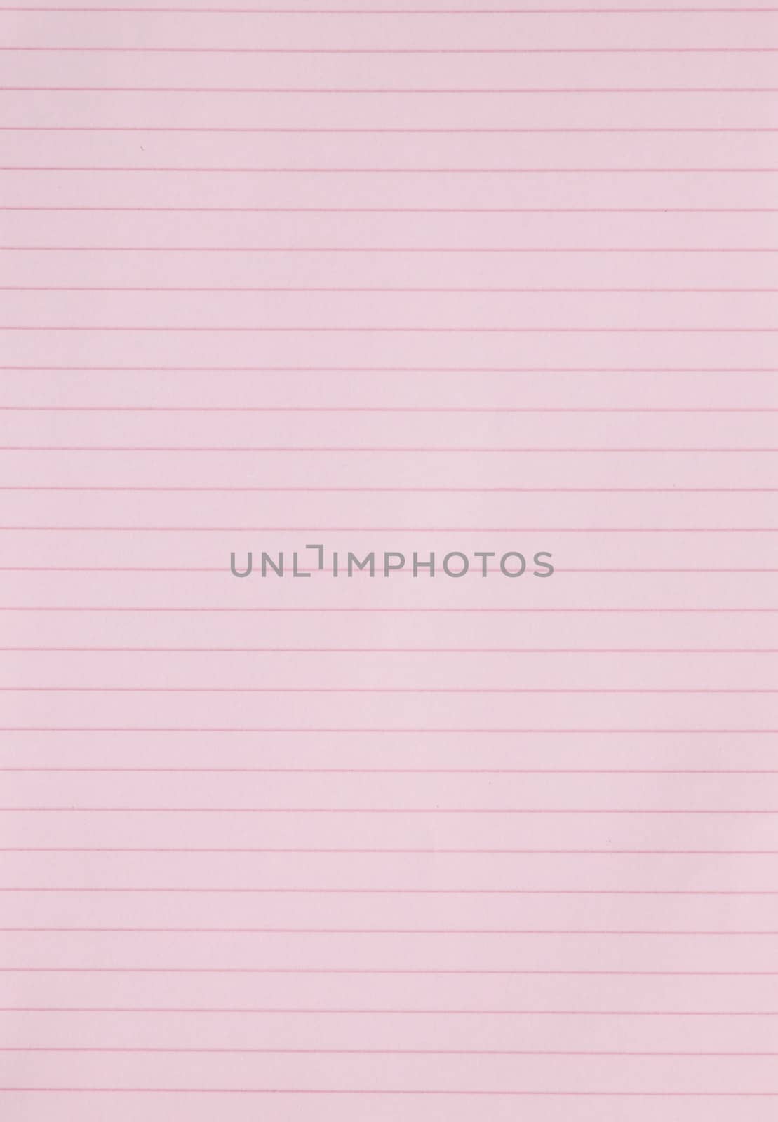 Blank pink lined paper sheet background or textured 