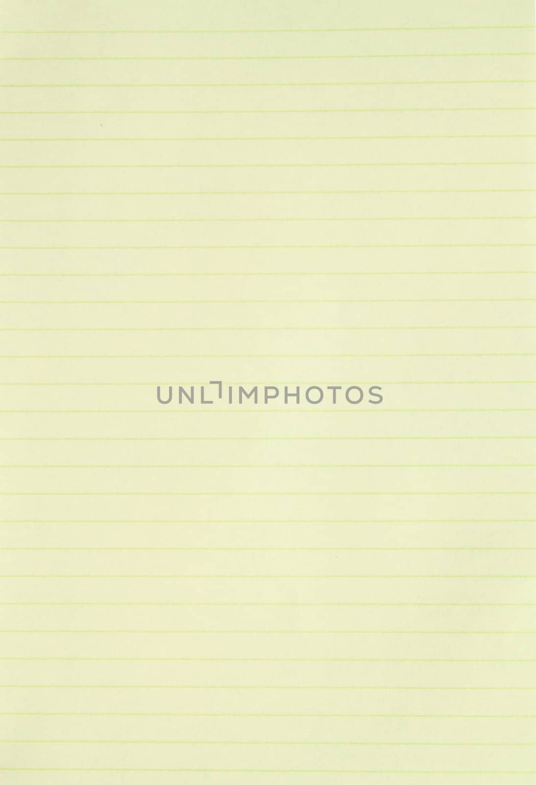 Blank yellow lined paper background or textured 