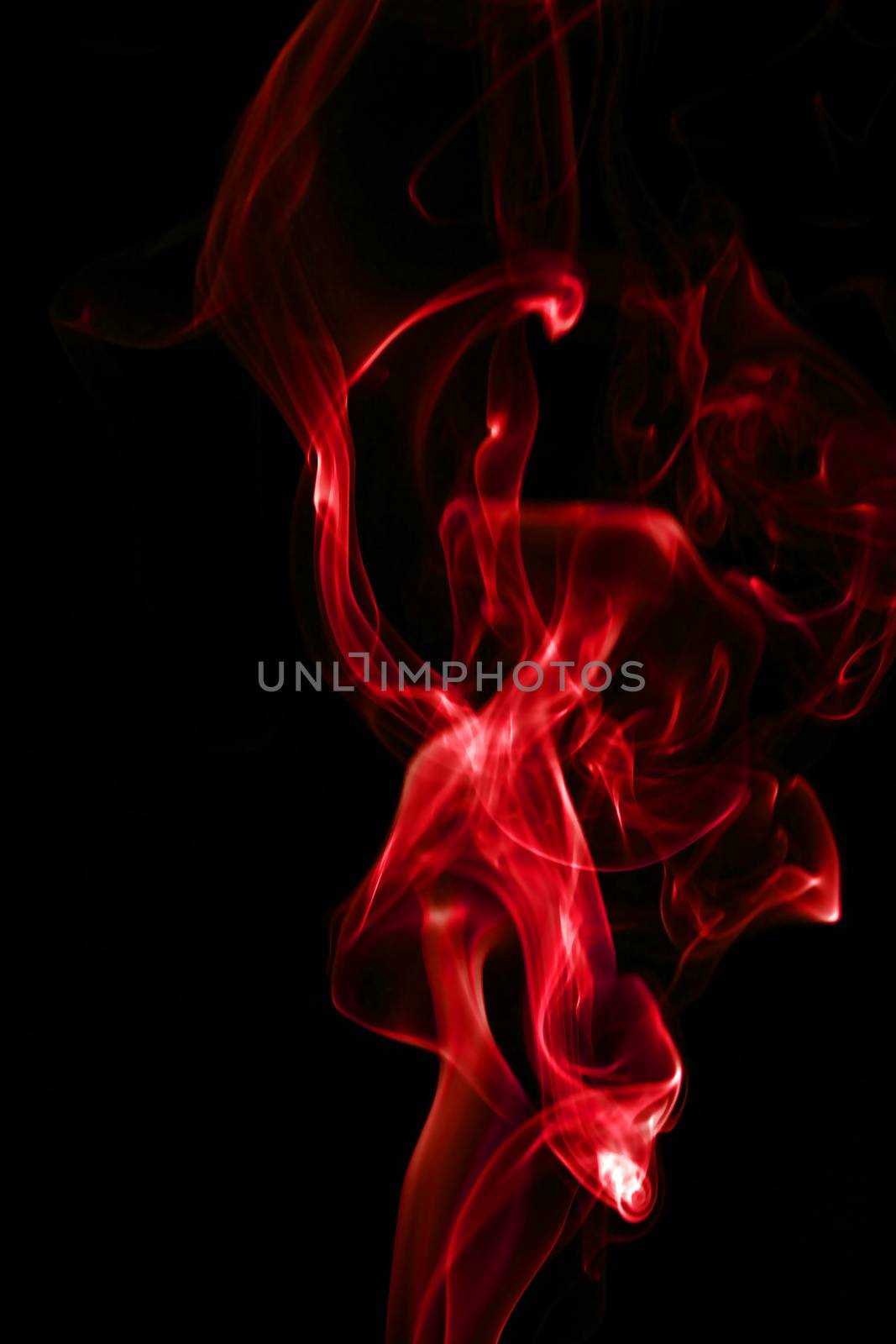 red smoke abstract background close up