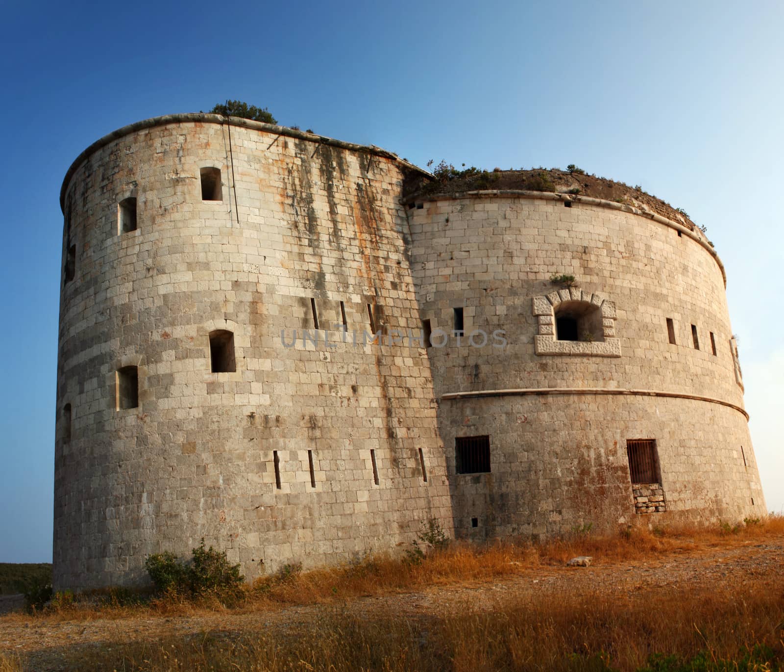 Medieval Fort Arza in Zanjic, Montenegro