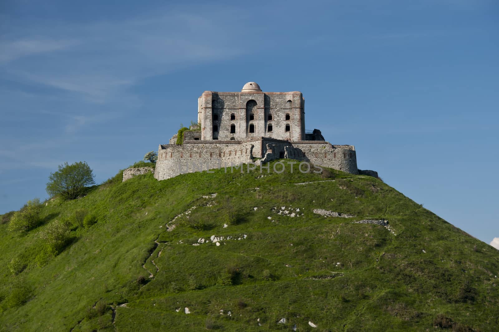 The fort Diamante, one of the most important fortification that protect the hills of Genova.