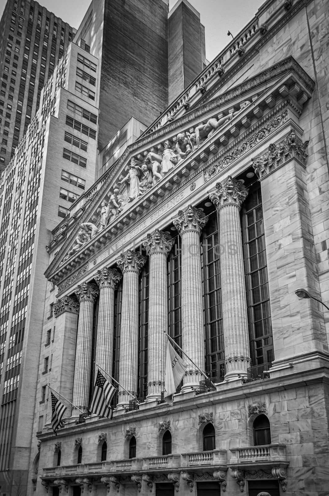 NY Stock Exchange, Wall Street by marcorubino
