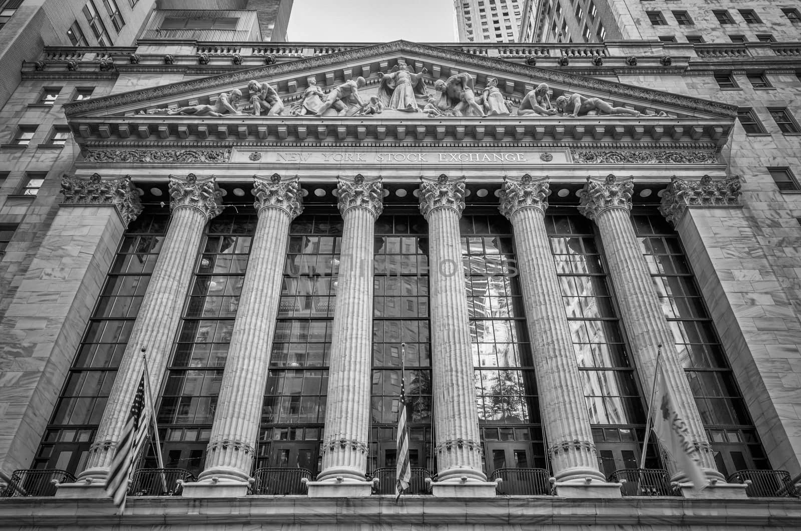 NY Stock Exchange, Wall Street by marcorubino