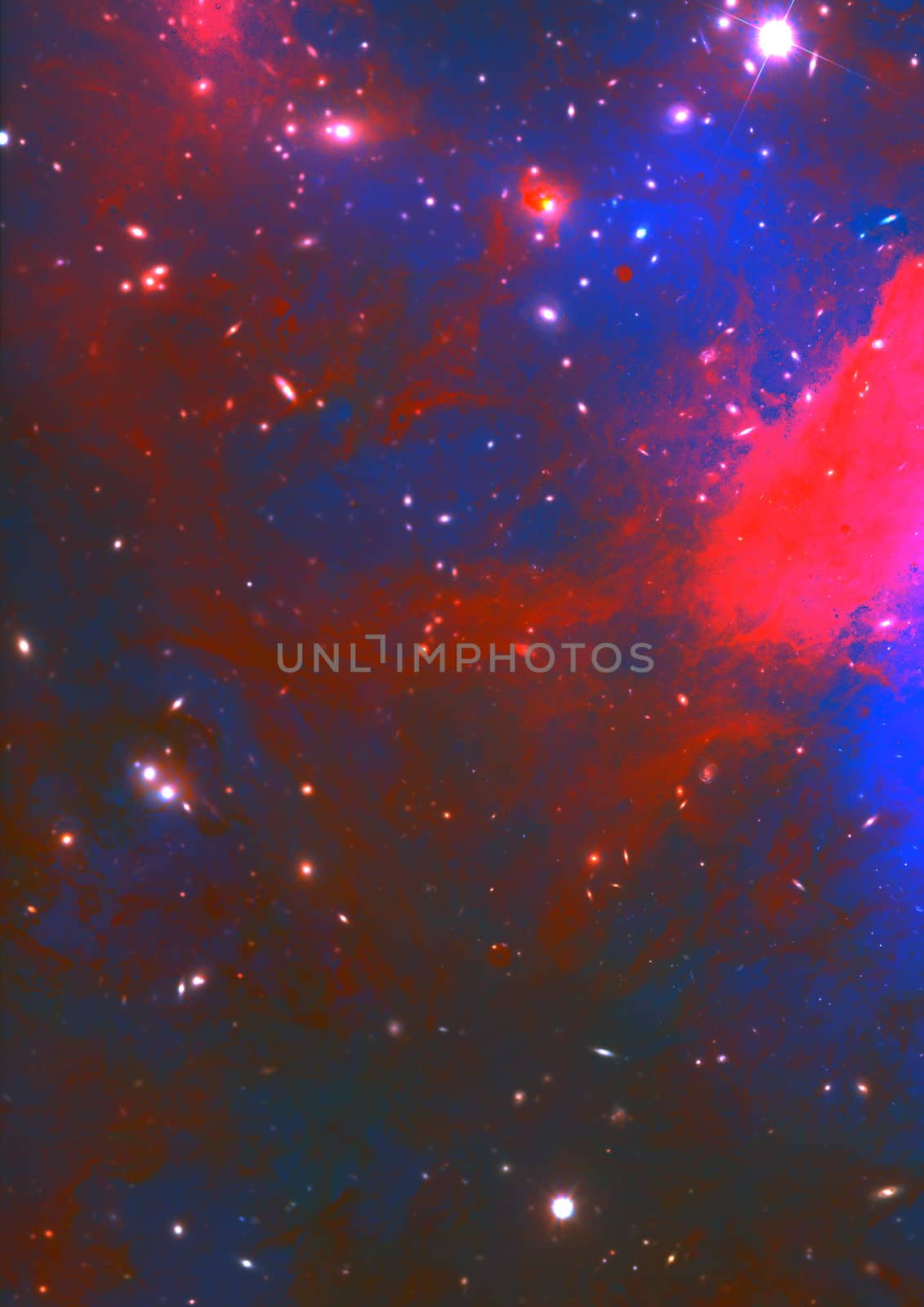 Small part of an infinite star field of space in the Universe.