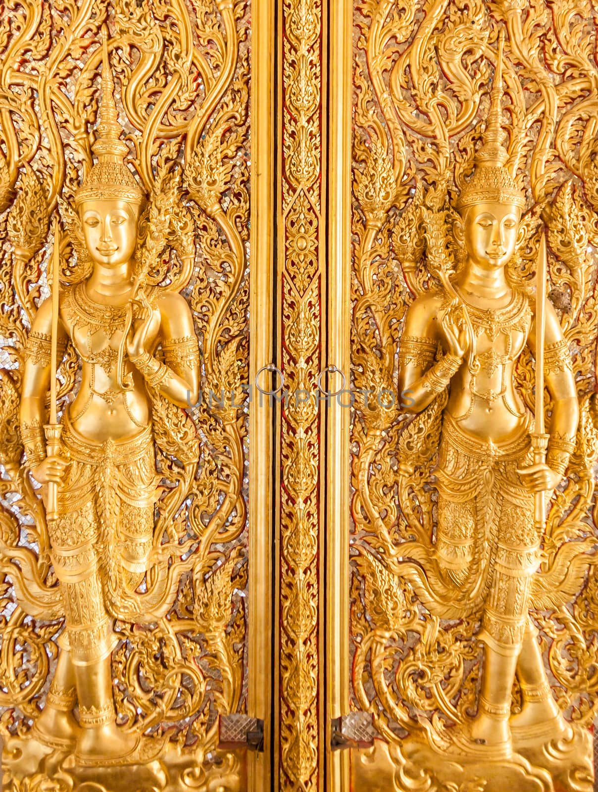 Deva Thai style, Thasung Temple, Uthaithani Province, Thailand