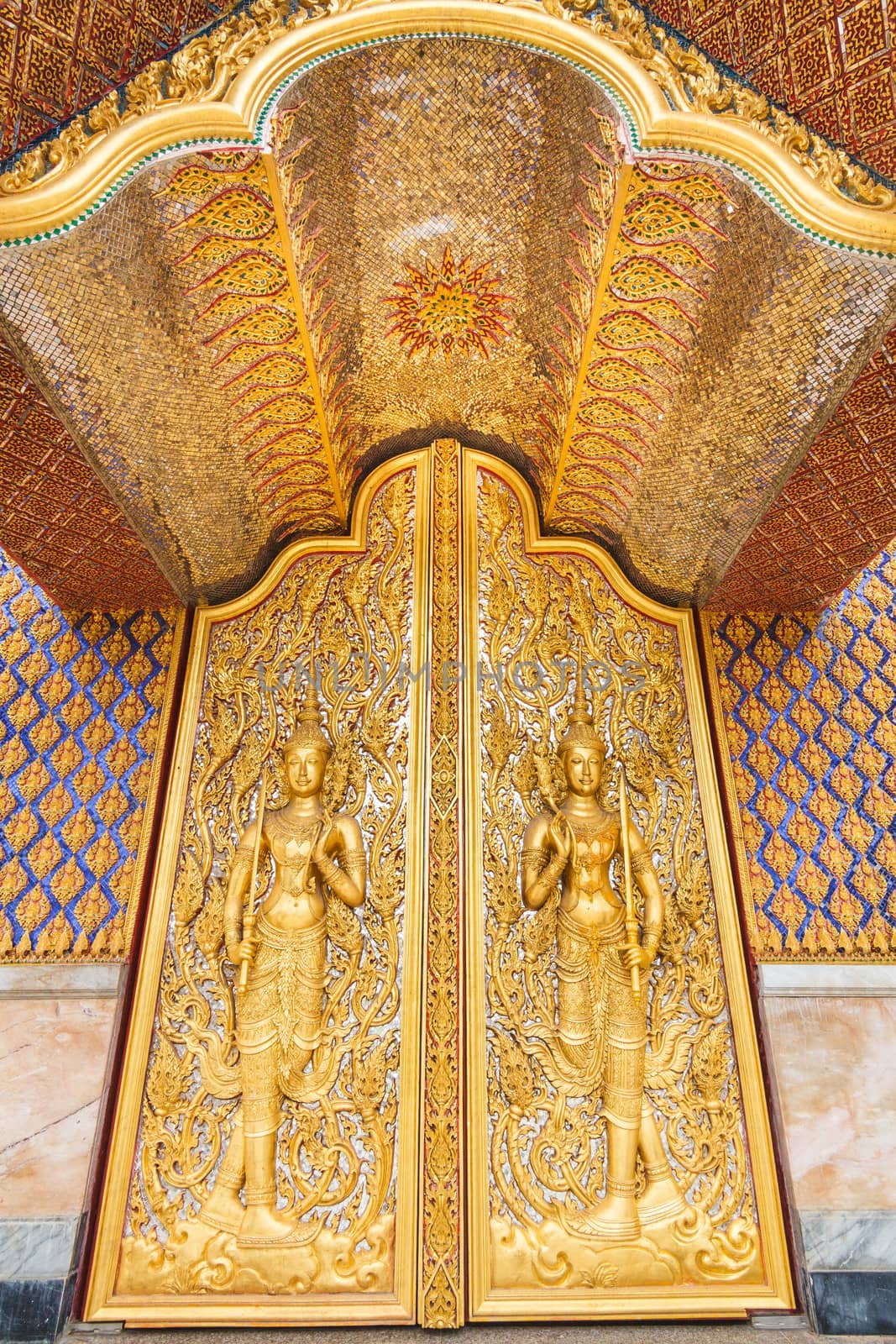 Deva Thai style, Thasung Temple, Uthaithani Province, Thailand