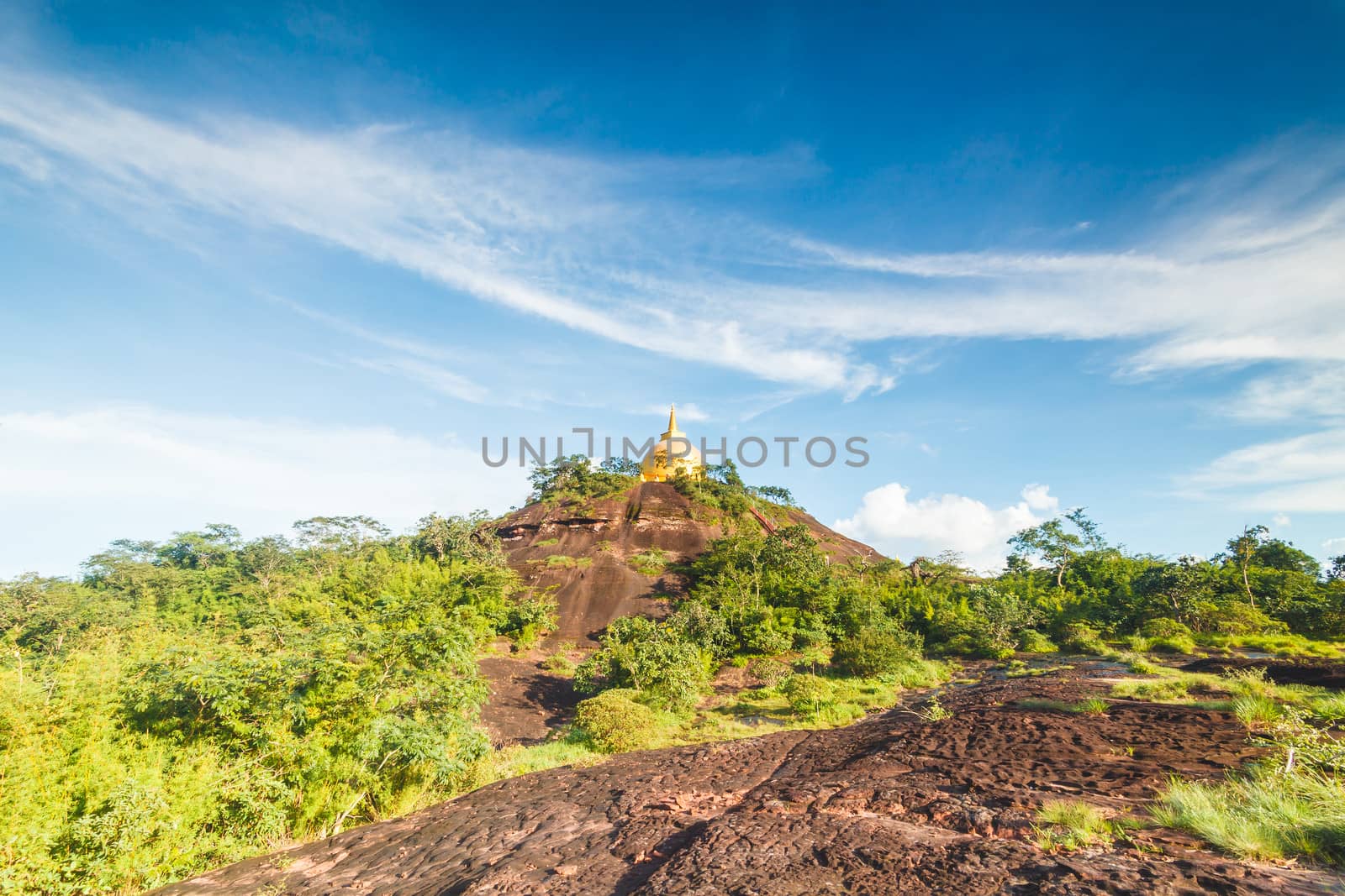 View point from Phurungka National Prak, Nakornpanom, Thailand.