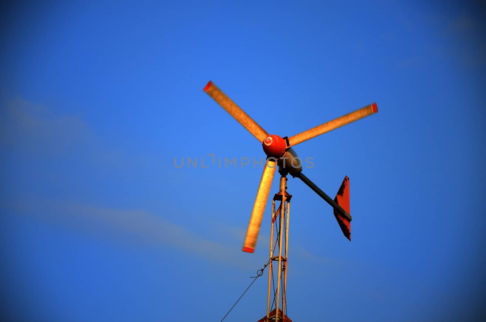 Urban wind turbine in Thailand