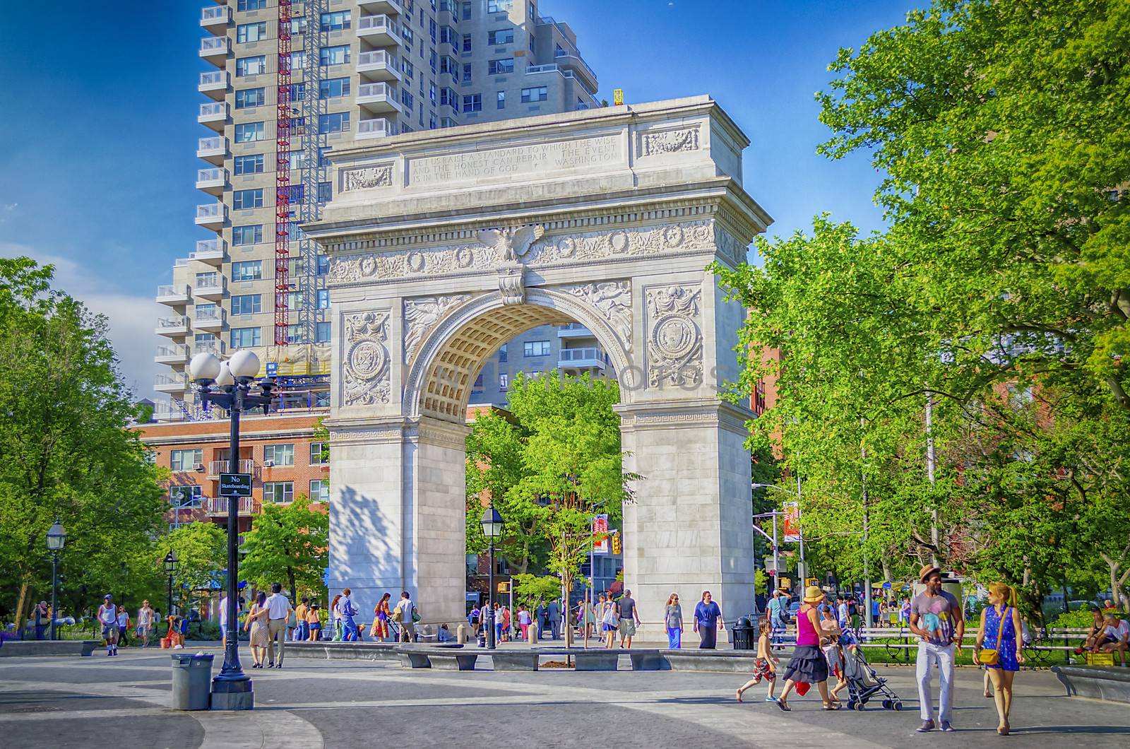 Washington Square Arch, New York City by marcorubino