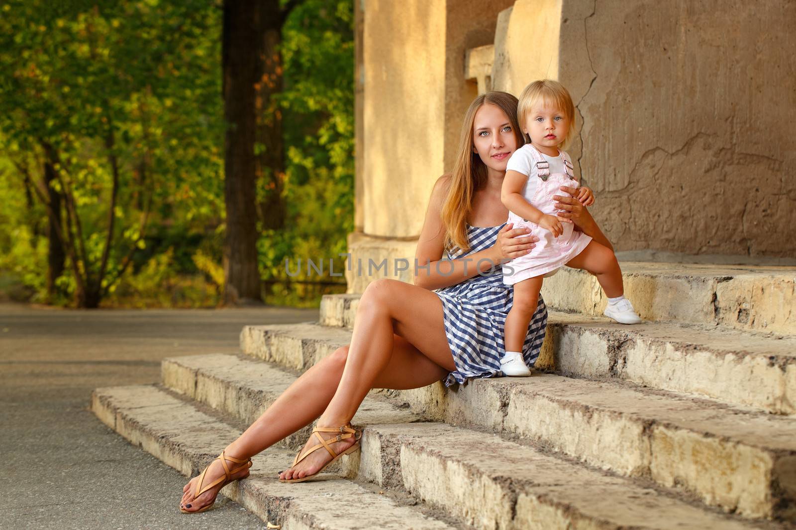 Family, mother and daughter, urban by Vagengeym