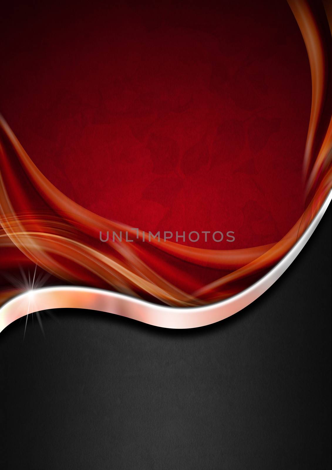 Red Black and Metal Luxury Background by catalby