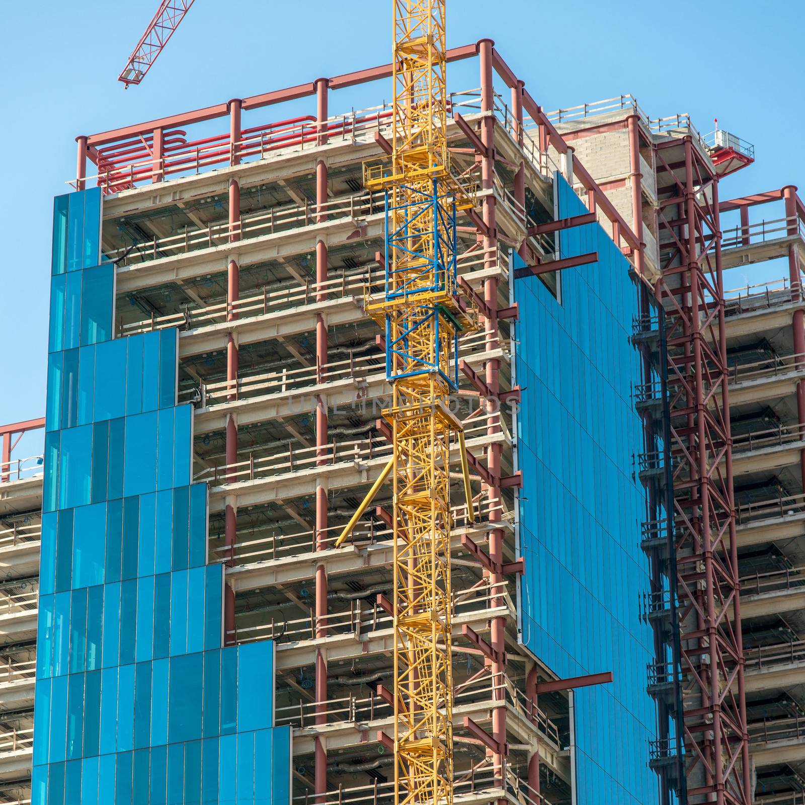 building in Genoa, close to the port