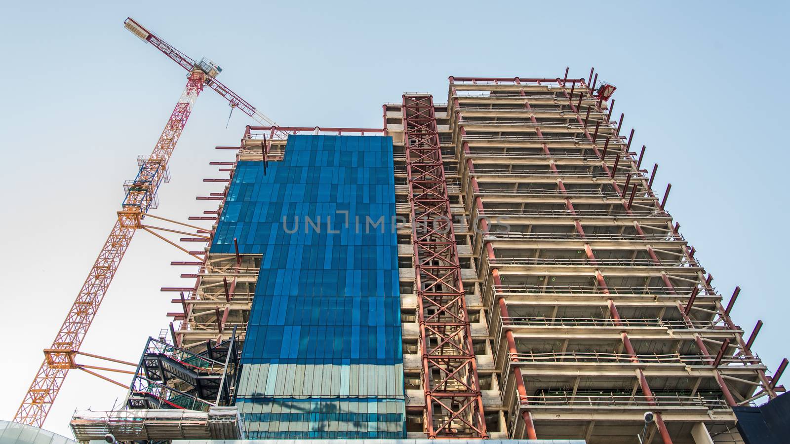 building in Genoa, close to the port