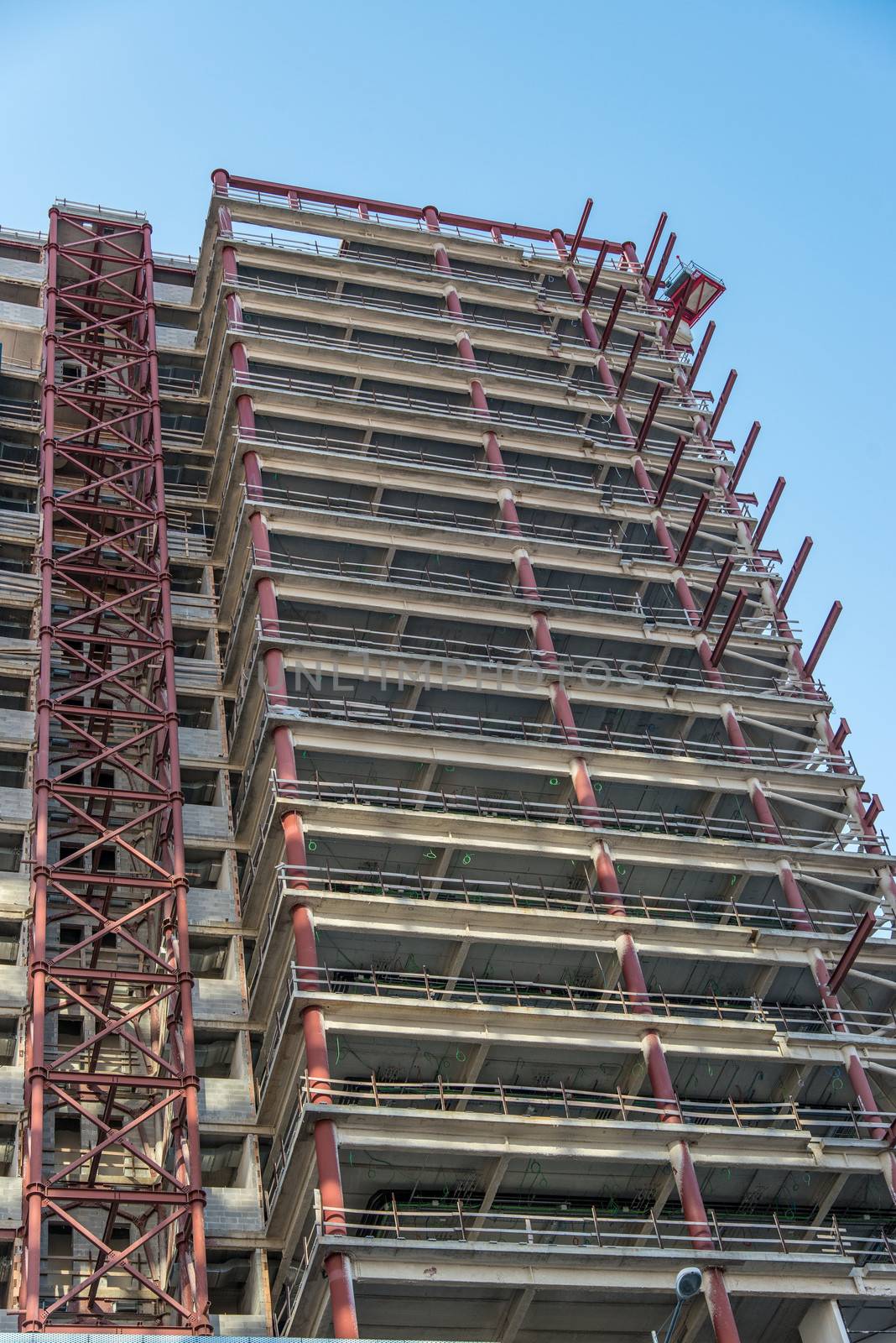 building in Genoa, close to the port
