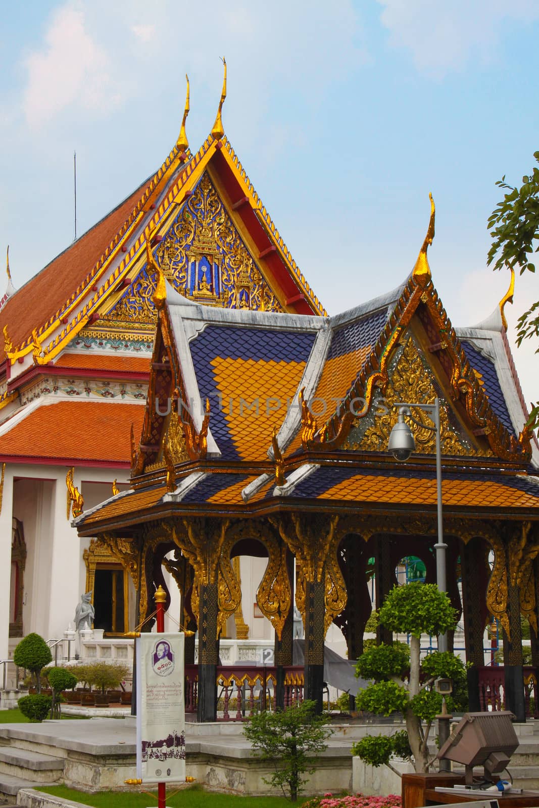 The Bangkok National Museum is the main branch museum of the National Museums in Thailand. It features exhibits of Thai art and history