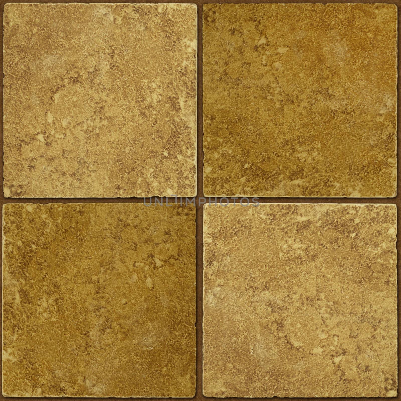 Ceramic two-tone greenish brown stone tiles seamlessly tileable by Balefire9