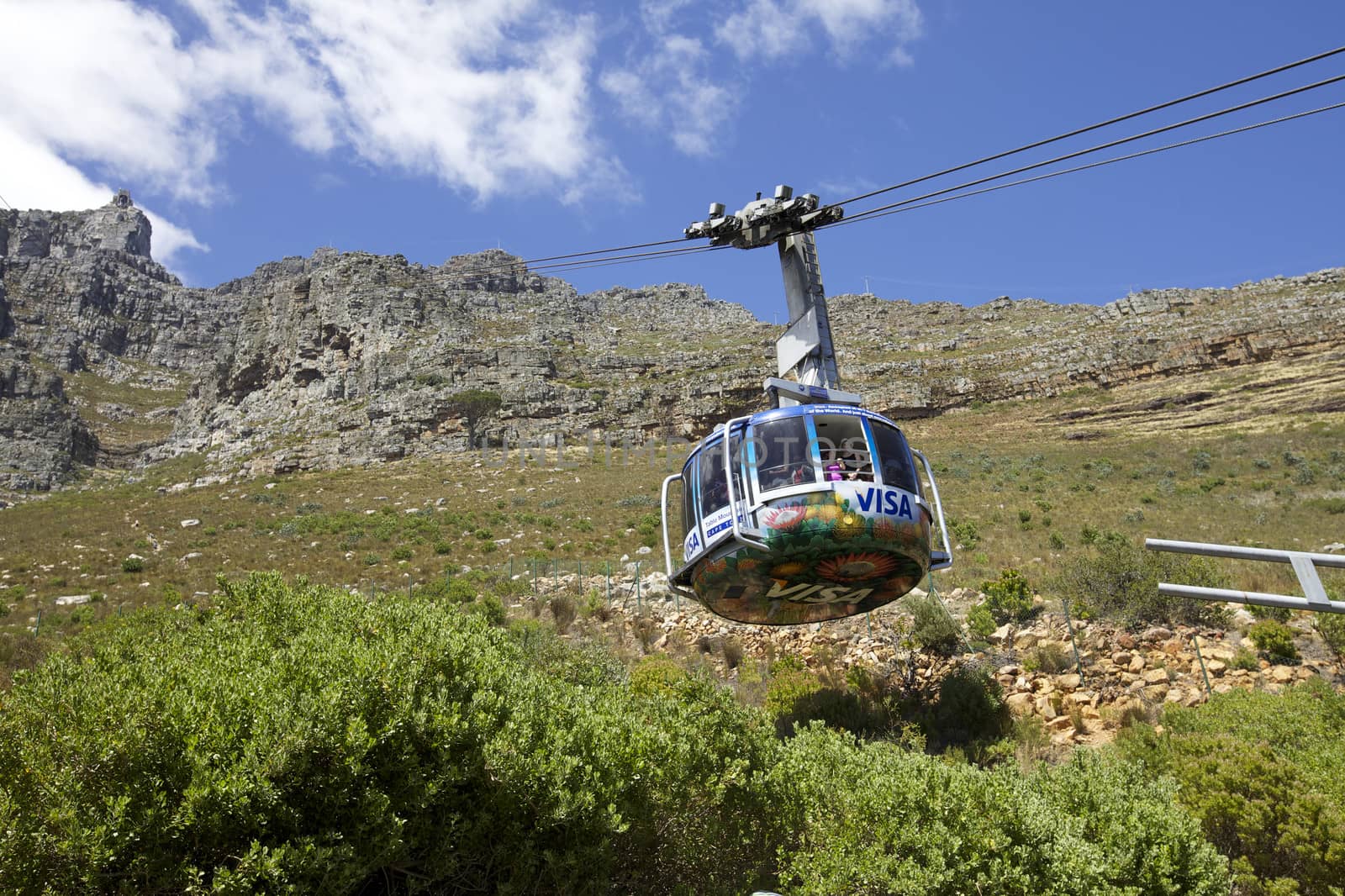 Cape Town, cable car from table mountain