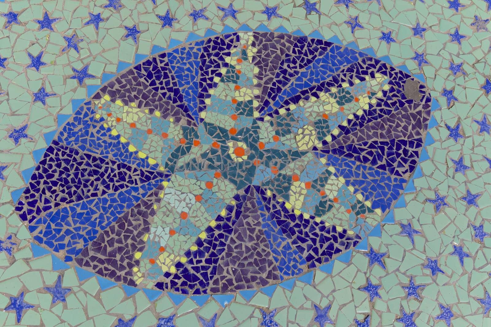 Decorative mosaic, design