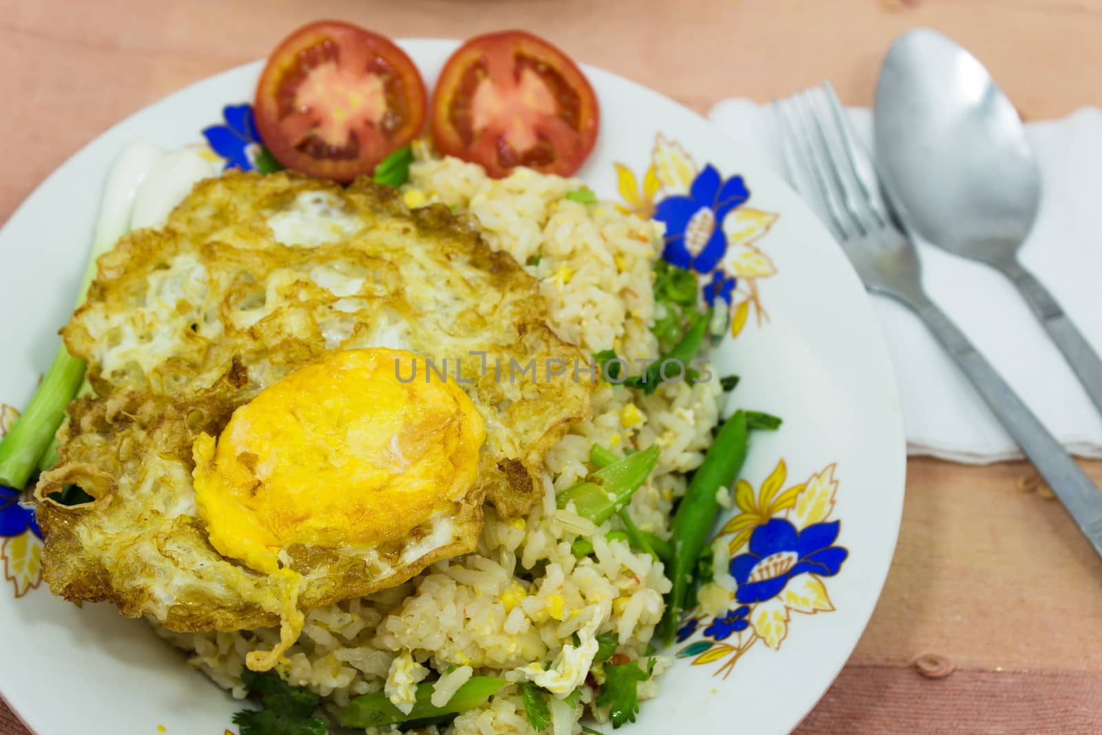 Fried rice and Fried egg by photo2life