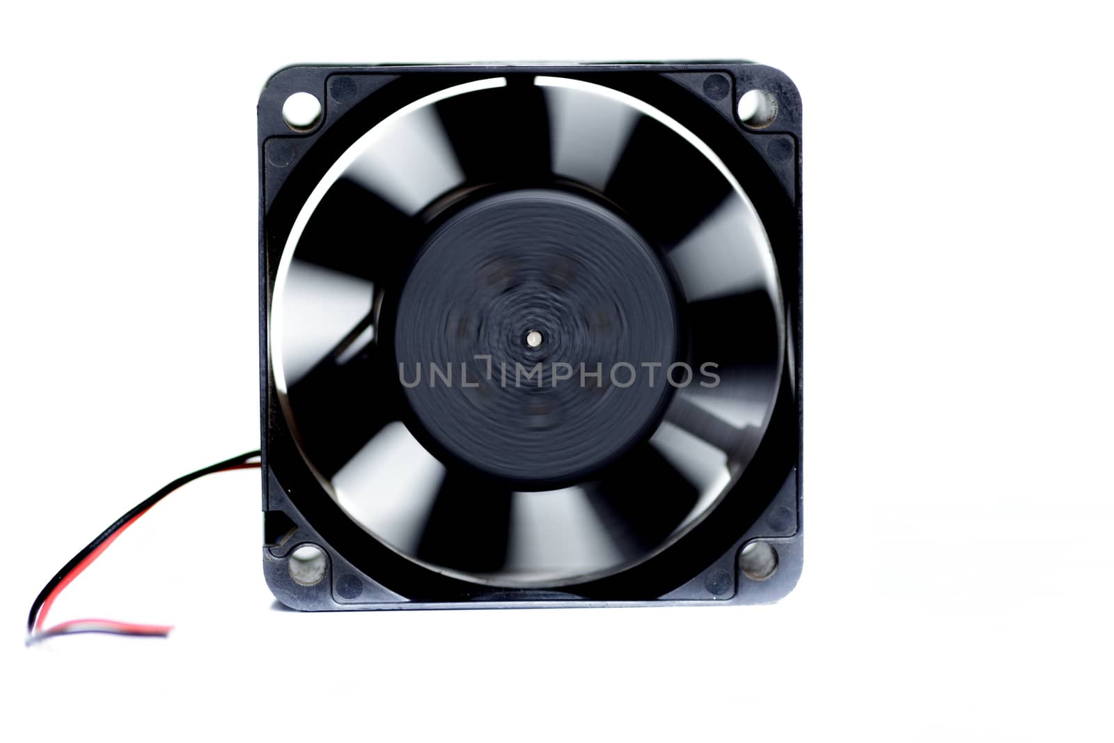Computer fan. Isolated render on a white background