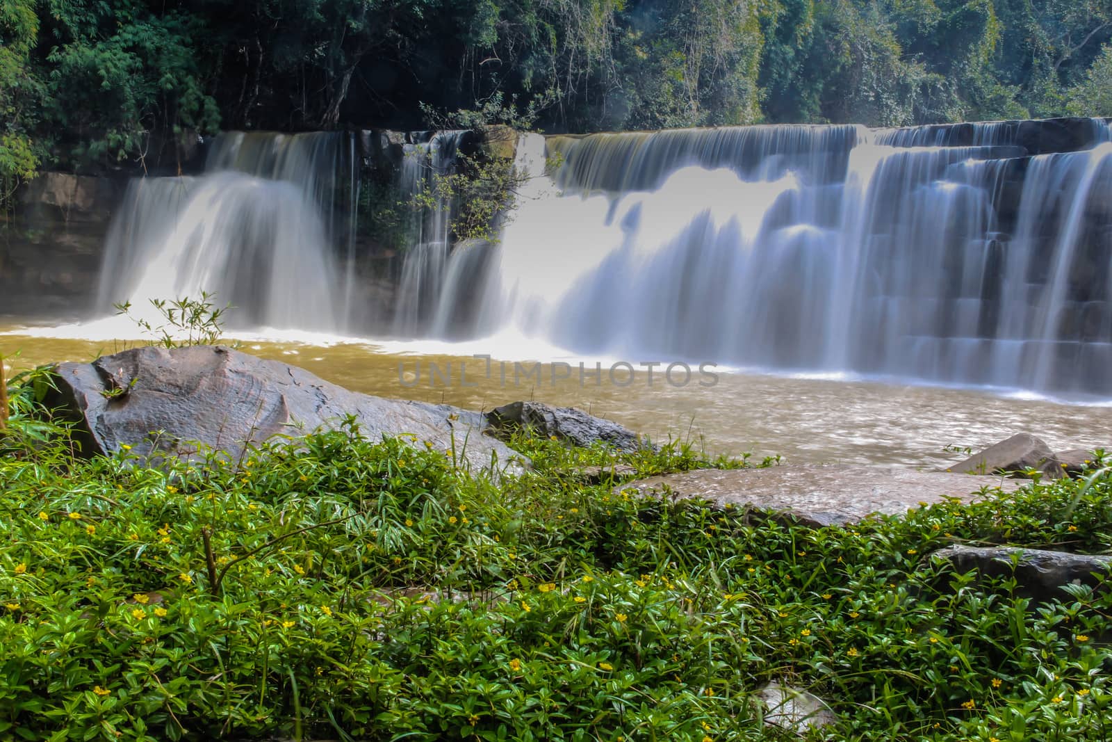 waterfall in national park at Phetchabun  province,Thailand