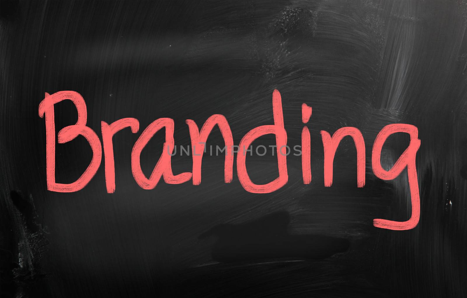 Advertising Concept Handwritten With Chalk On a Blackboard