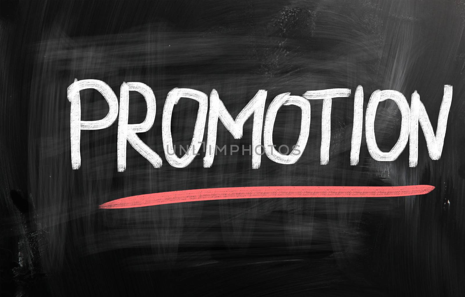 Advertising Concept Handwritten With Chalk On a Blackboard