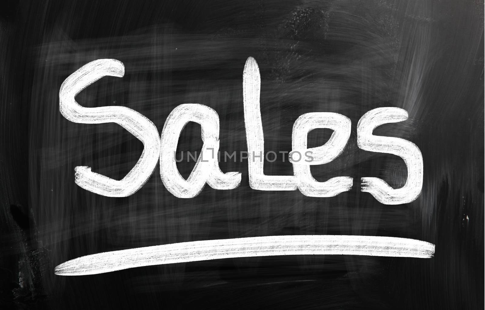 Advertising Concept Handwritten With Chalk On a Blackboard