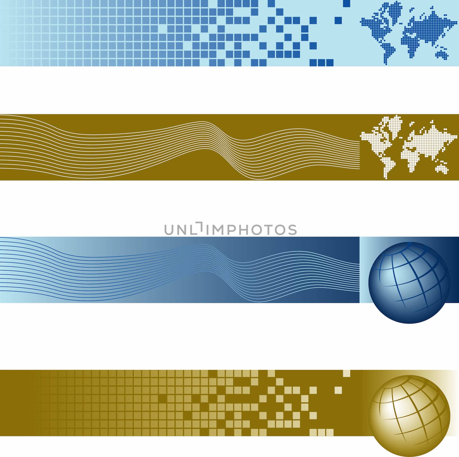 Globe Banner for Web or Print