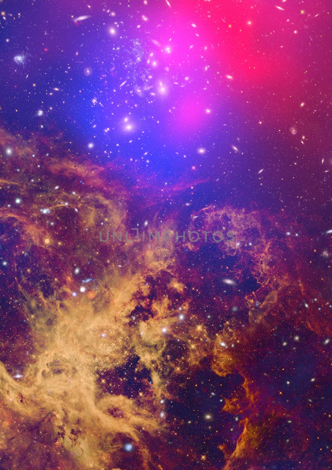 Small part of an infinite star field of space in the Universe.