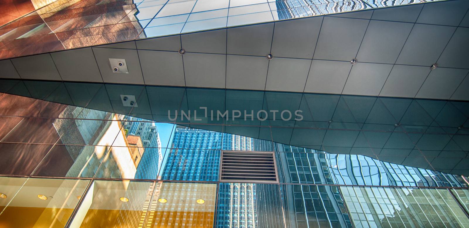 Skyscrapers geometric intersections, Manhattan by jovannig