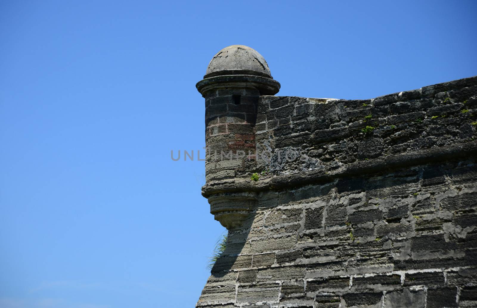 Lookout tower Castillo de San Marcos fort by ftlaudgirl